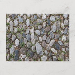 Steine auf Postkarte