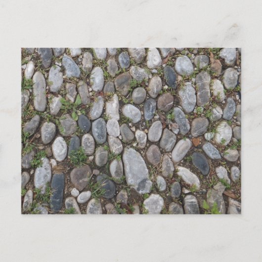 Steine auf Postkarte (Vorderseite)