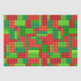 Steine aus rotem und grünem Gebäude | Weihnachten Seidenpapier