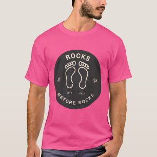 Steine bevor Socken ESTD 2010 Freunde T-Shirt