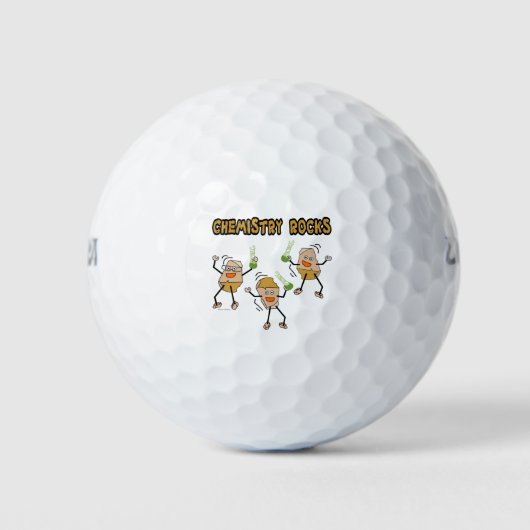 Steine der Chemie Golfball (Vorderseite)