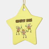 Steine der Chemie Keramik Ornament (Links)