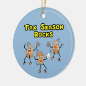 Steine der Steuersaison Keramik Ornament (Links)