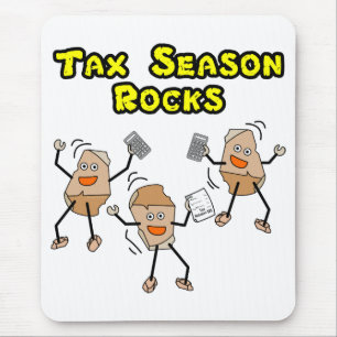 Steine der Steuersaison Mousepad