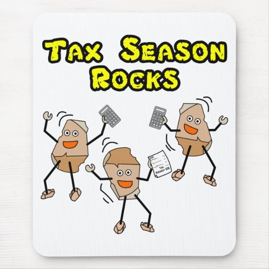 Steine der Steuersaison Mousepad (Vorne)