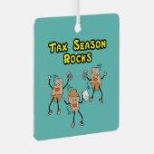 Steine der Steuersaison Ornament Aus Metall (Vorderseite Rechts)