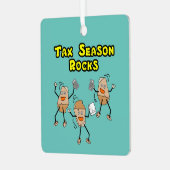 Steine der Steuersaison Ornament Aus Metall (Vorderseite links)