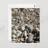 Steine des Strandes Postkarte (Vorne/Hinten)