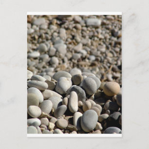 Steine des Strandes Postkarte