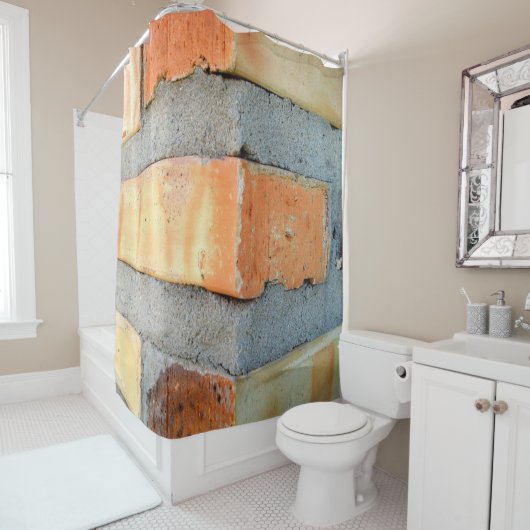 Steine Duschvorhang (Beispiel)