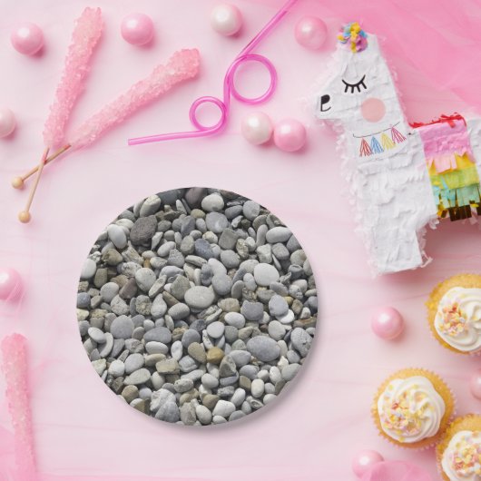 Steine, Felsen-Beschaffenheit Pappteller (Party)