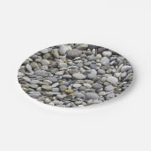 Steine, Felsen-Beschaffenheit Pappteller (Schrägansicht)