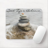 Steine für Meditation, die Balance des Mousepad (Mit Mouse)