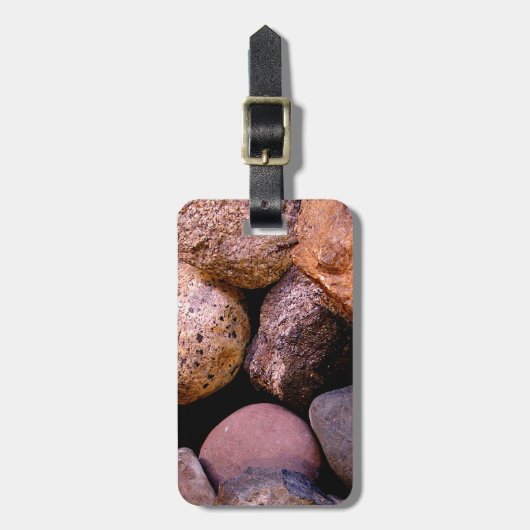 Steine Gepäckanhänger (Vorderseite vertikal)