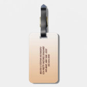 Steine Gepäckanhänger (Rückseite vertikal)