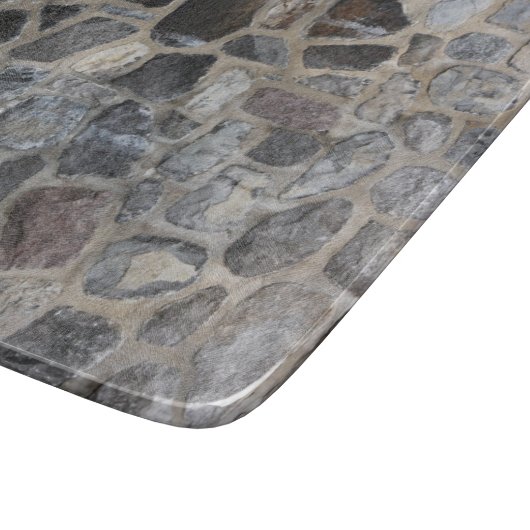 Steine - Glasschneidebrett Schneidebrett (Ecke)