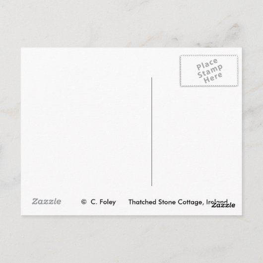 Steine-Hütte, Kerry, Irland Postkarten (Rückseite)