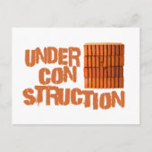 Steine - im Bau Postkarte (Vorderseite)