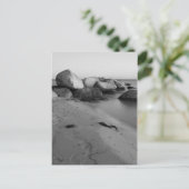 Steine im Meer Postkarte (Stehend Vorderseite)