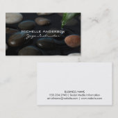 Steine im Teich Visitenkarte (Vorne/Hinten)