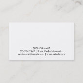 Steine im Teich | Yoga-Pose Visitenkarte (Rückseite)