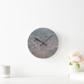 Steine in der Ostsee Runde Wanduhr (Zuhause)
