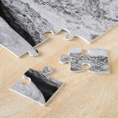 Steine in Schwarz und Weiß Puzzle (Seite)