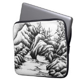 Steine Laptopschutzhülle (Vorderseite Links)