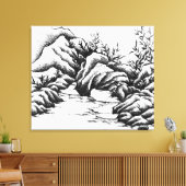 Steine Leinwanddruck (Insitu (Wohnzimmer))