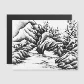 Steine Magnetkarte (Vorne/Hinten)