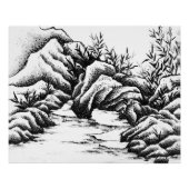 Steine Poster (Vorderseite)