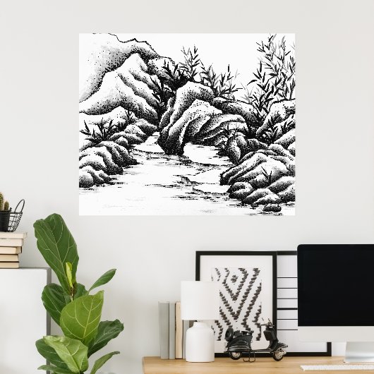 Steine Poster (Heimbüro)