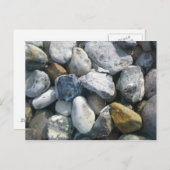 Steine Postkarte (Vorne/Hinten)