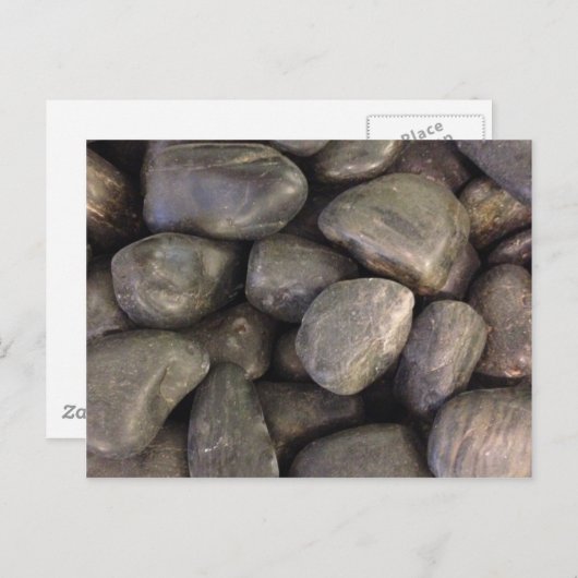 Steine Postkarte (Vorne/Hinten)