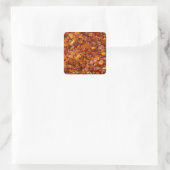 Steine Quadratischer Aufkleber (Tasche)
