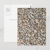 Steine, Steine, Kies Postkarte (Vorne/Hinten)