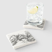 Steine Steinuntersetzer (Seitenansicht)