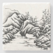 Steine Steinuntersetzer (Vorderseite)