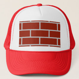 Steine Trucker Hat (Brick Red & Gray) Truckerkappe