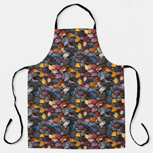 Steine und Blätter Schürze (Vorderseite)