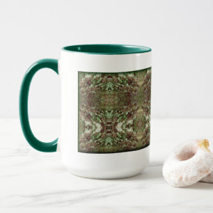 Steine und Blätter Tasse