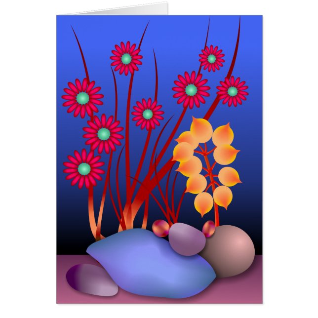 Steine und Blumen (Vorne)