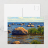 Steine von Vormsi Postkarte (Vorne/Hinten)