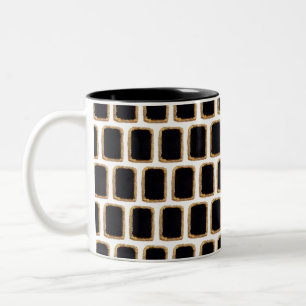 Steine Zwei-Tone-Tasse Zweifarbige Tasse