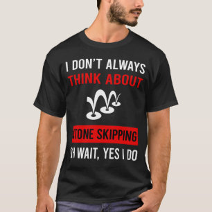 Steinehüpfen Steine Felsen Flachwasser tauchen T-Shirt