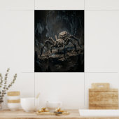 Steinerne Spinne Vergessene Höhle Poster (Küche)