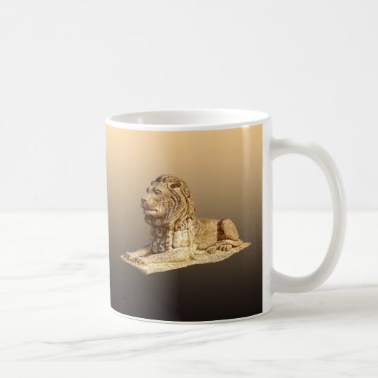 Steinerner Löwe Kaffeetasse (Rechts)