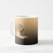 Steinerner Löwe Kaffeetasse (Vorderseite Links)