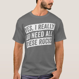 Steinesammeln Geologie Steinesammler Geologe Stein T-Shirt