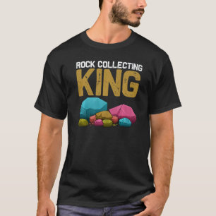Steinesammeln-Kunstwerk für Männer Papa Geologie T-Shirt